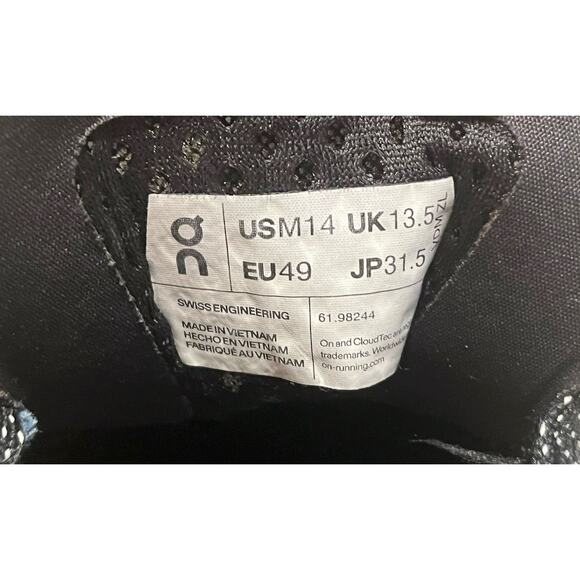 On Cloudmonster Men’s Road Running Shoes Sneakers Blue 14 WORN 2X MINT WOW - Picture 6 of 12